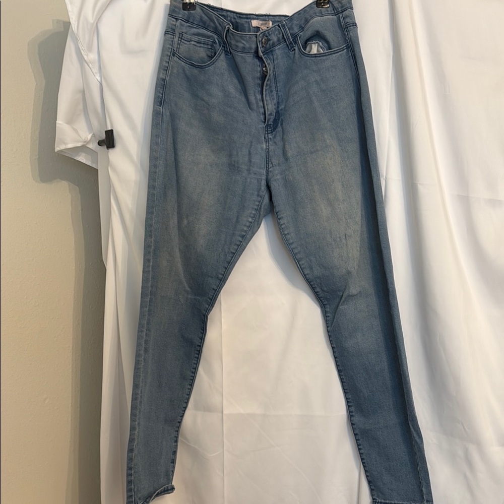 Forever 21 Blue High Rise Jeans